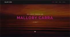 Desktop Screenshot of mallorycarra.com