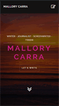 Mobile Screenshot of mallorycarra.com